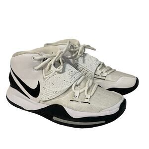 Nike Mens Kyrie 6 Sneakers Lace Up Mid Top Basketball M5.5 /W7 White BQ4630-100